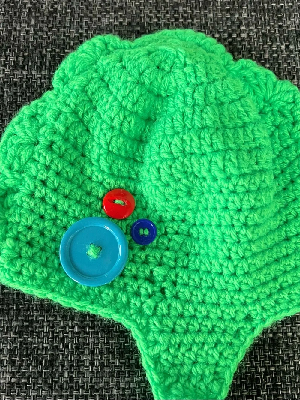 Handmade Baby’s Crochet Dinosaur Hat
